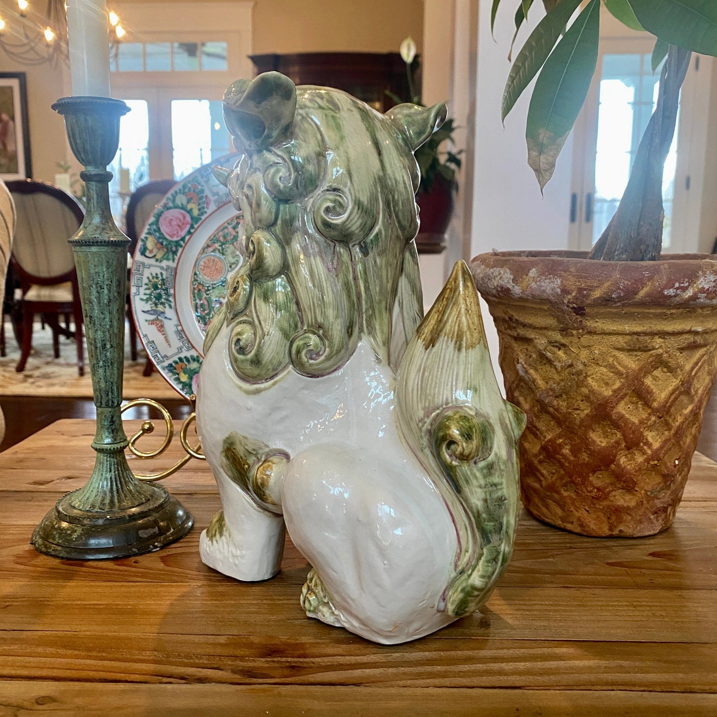 XL Stoneware Foo Dog