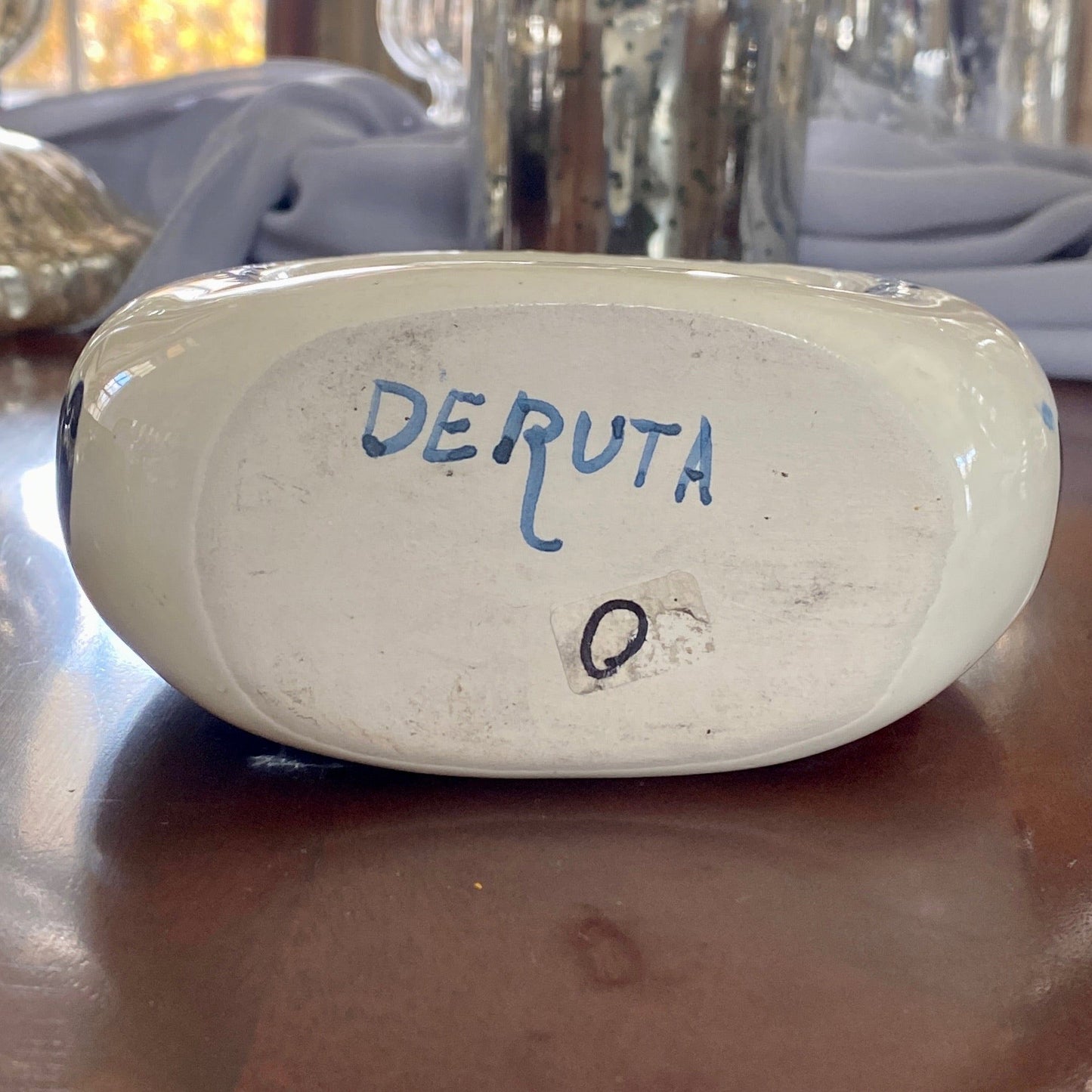 Deruta Hand Painted Round Vase