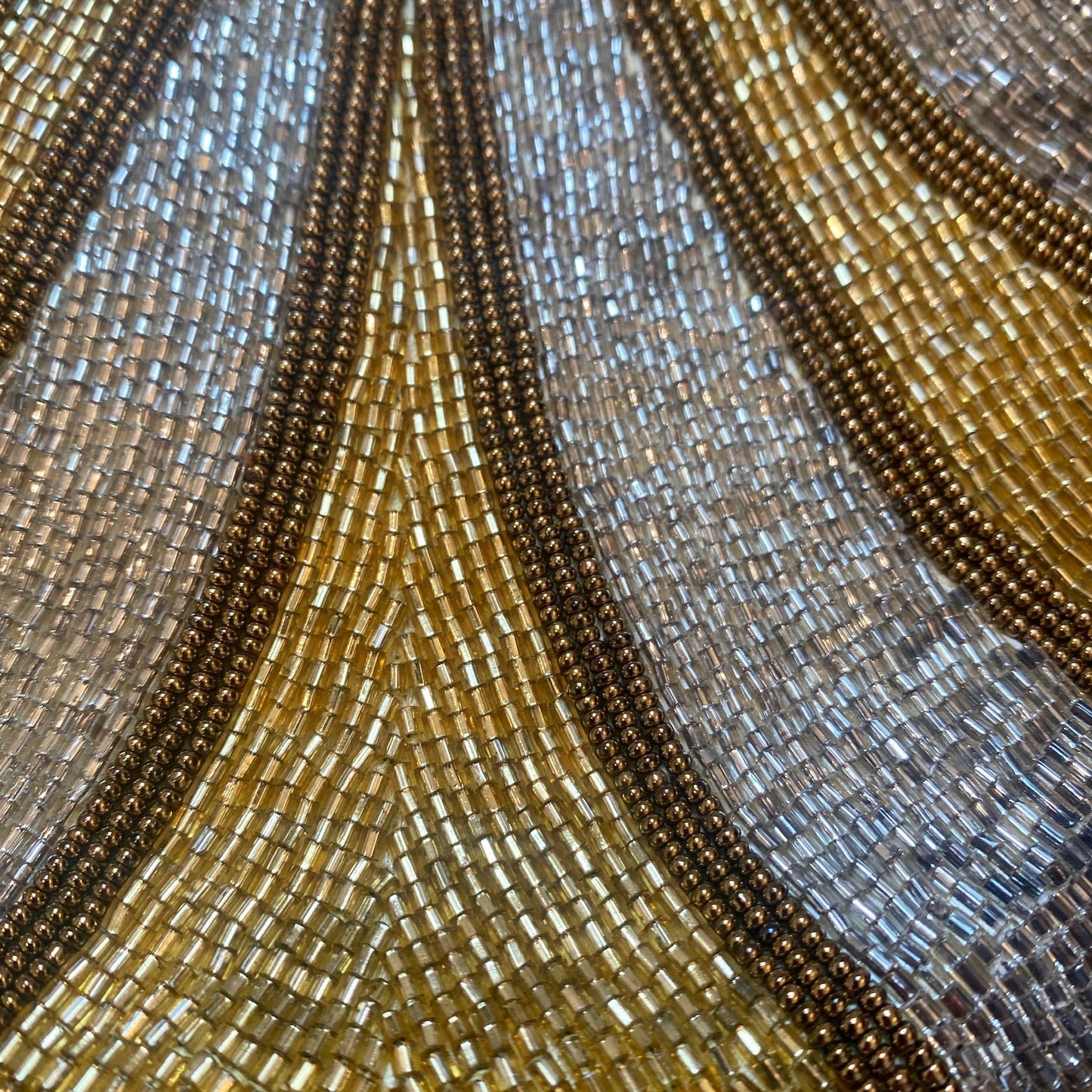 Art Deco Beaded Pouch