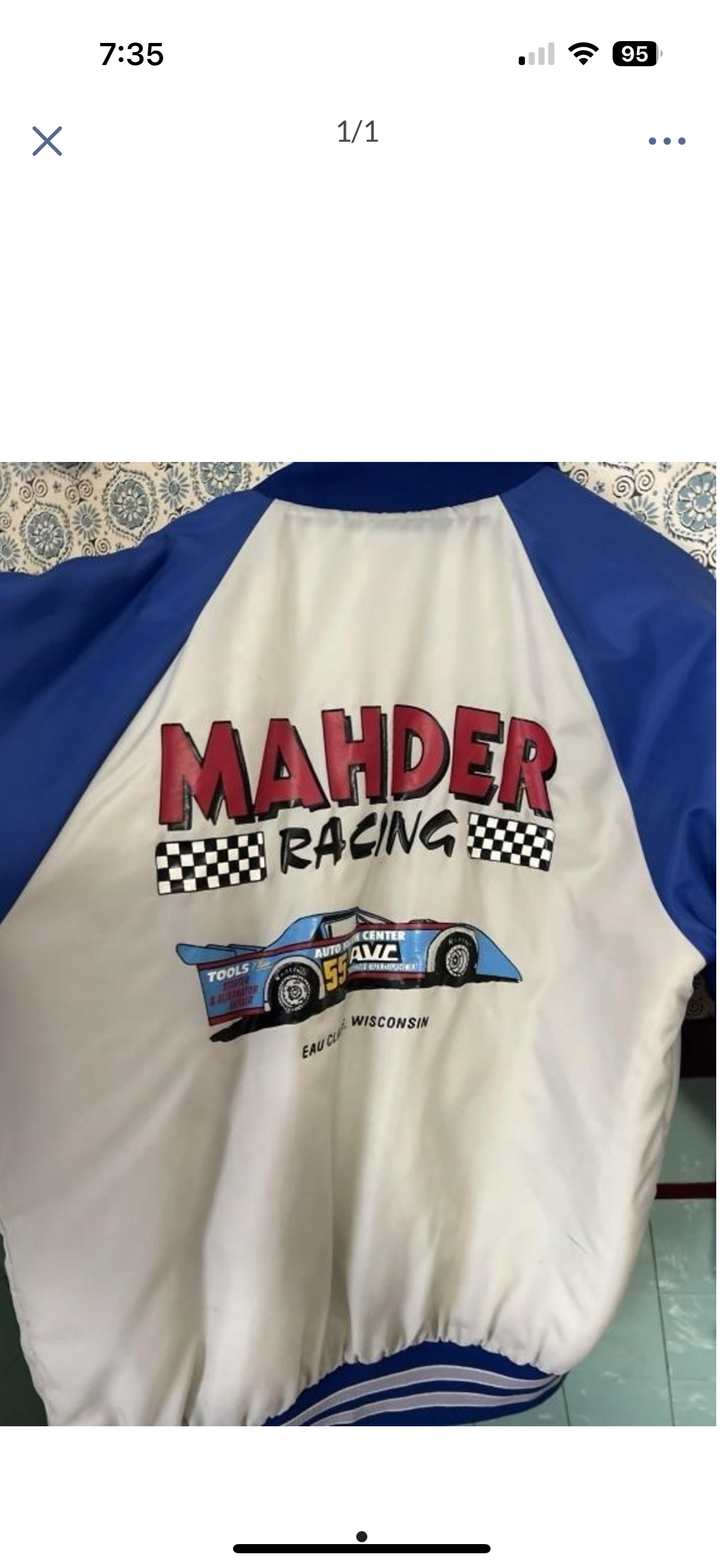 Vintage Madder Racing Eau Claire Wisconsin Jacket