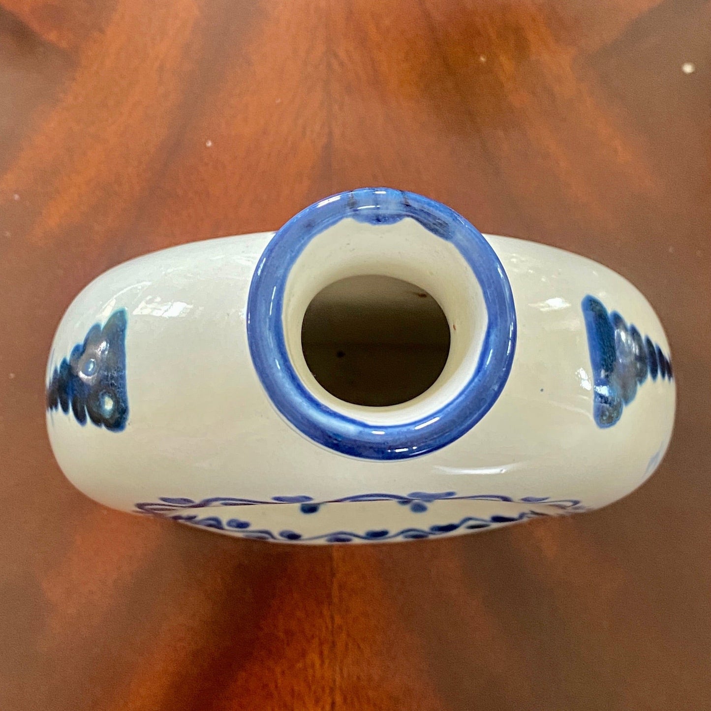Deruta Hand Painted Round Vase