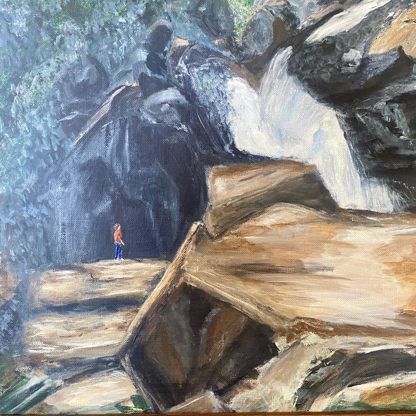 Original 'So Big' Acrylic on Canvas by Pilar