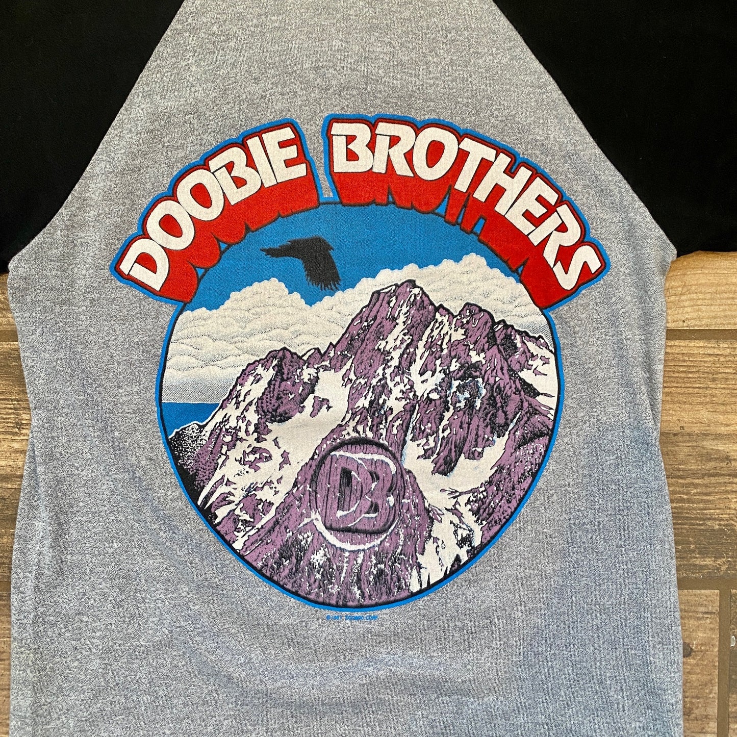 1981 Doobie Brothers 'USA Tour' Baseball Tee