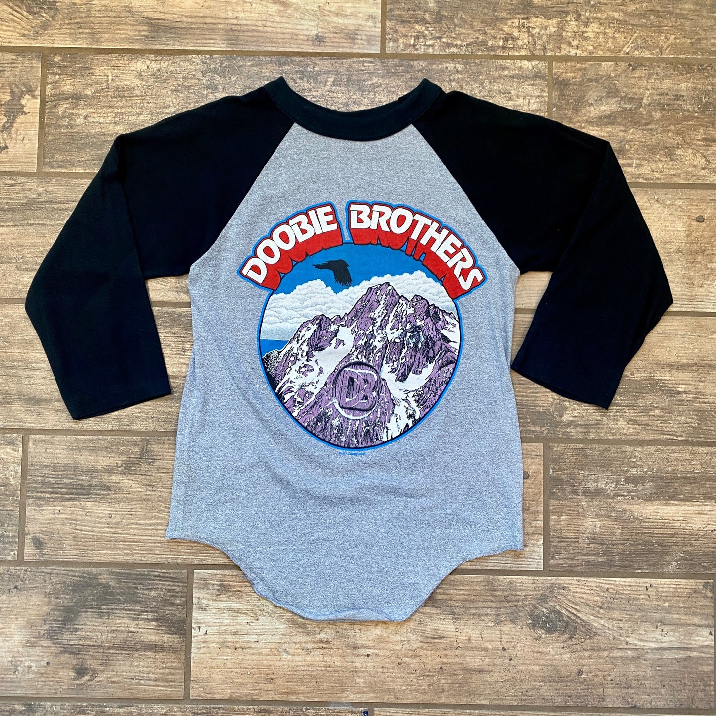 1981 Doobie Brothers 'USA Tour' Baseball Tee