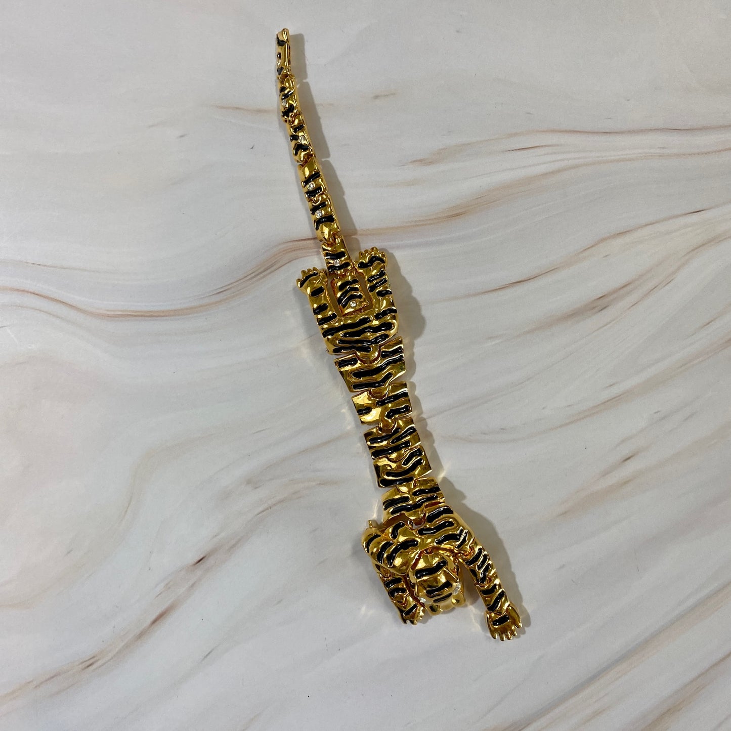 Over-the-Shoulder Tiger Brooch