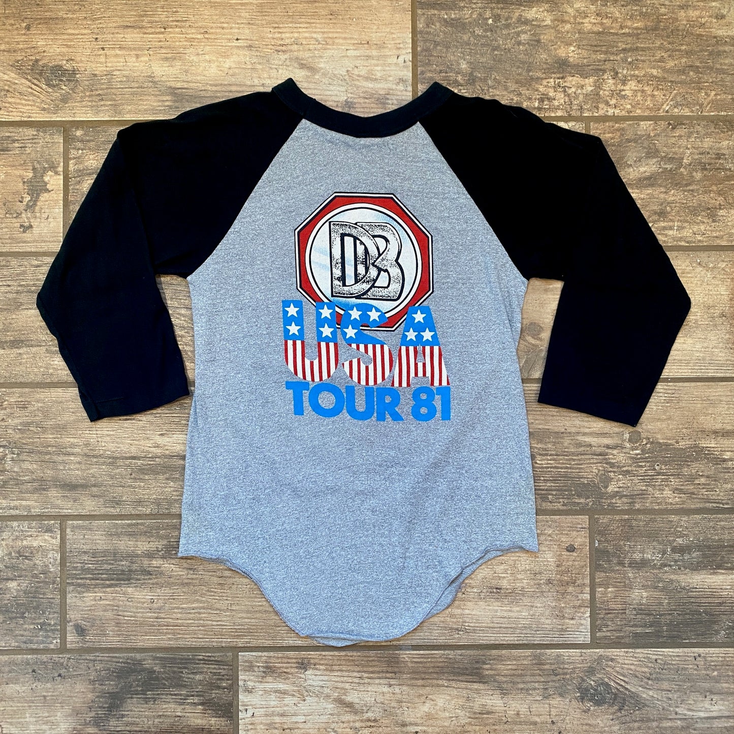 1981 Doobie Brothers 'USA Tour' Baseball Tee