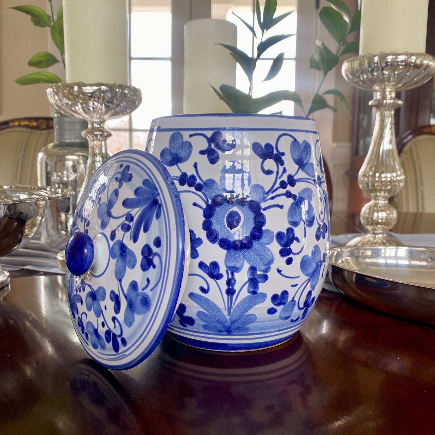 Deruta Hand Painted Cookie Jar