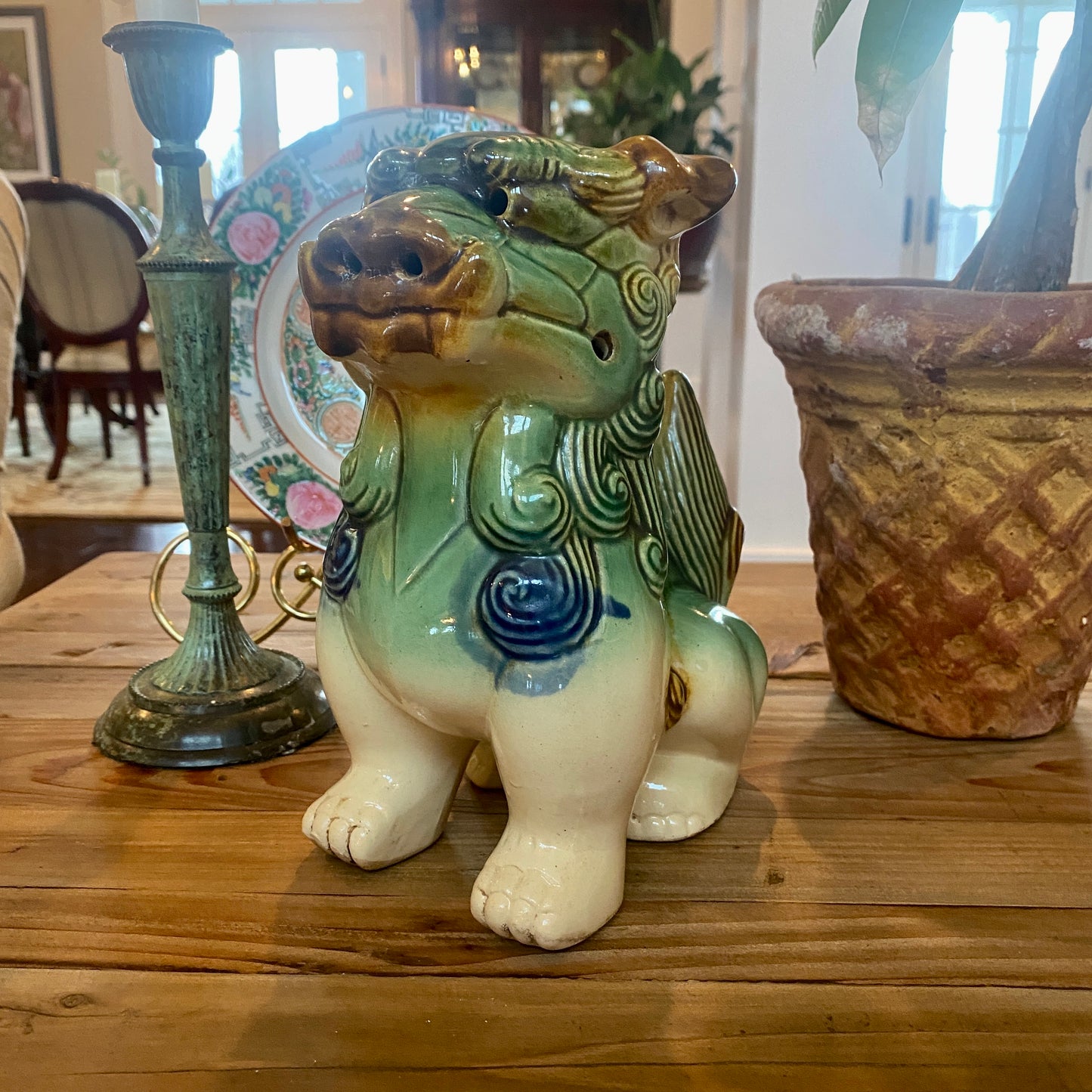 Large Stoneware Foo Dog