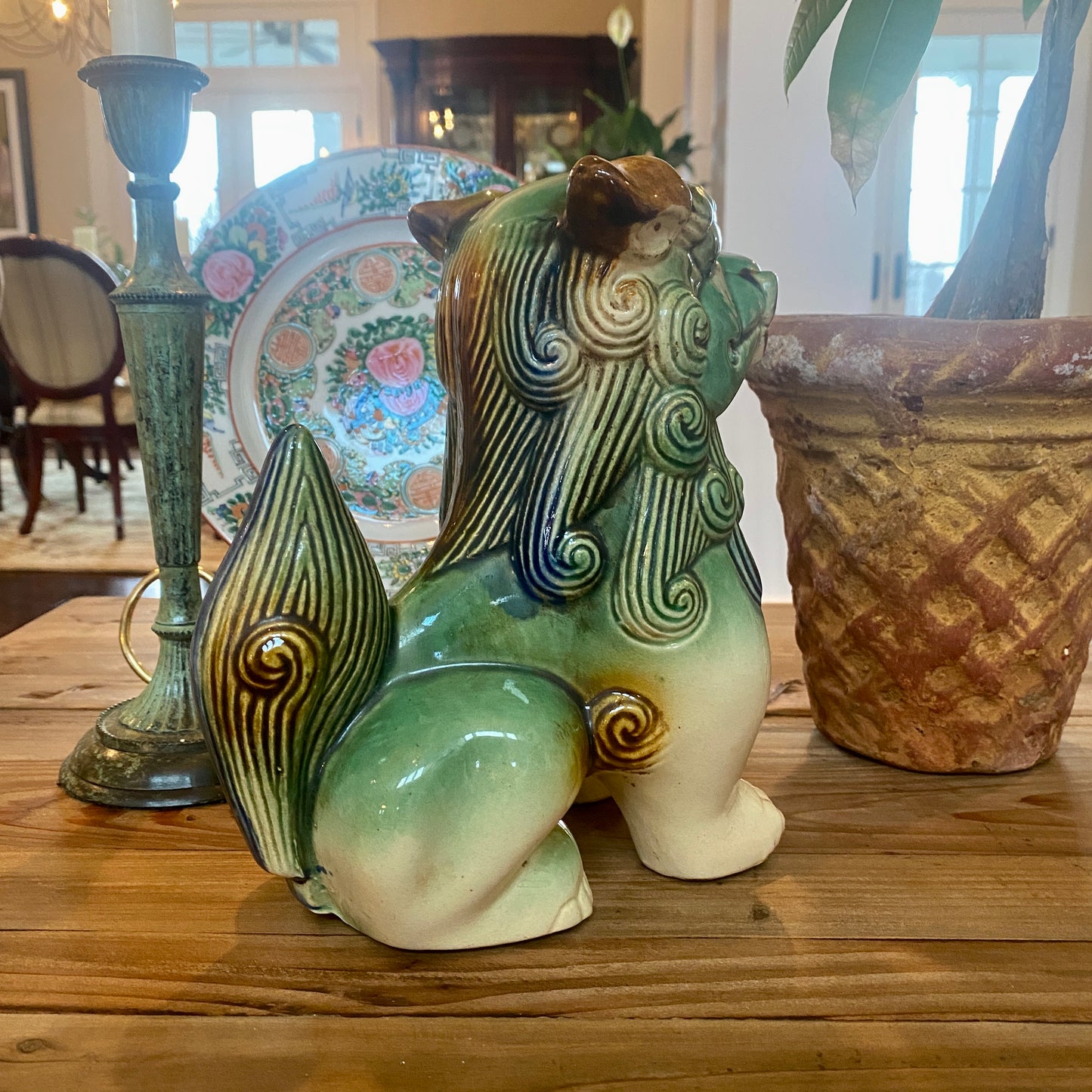 Large Stoneware Foo Dog