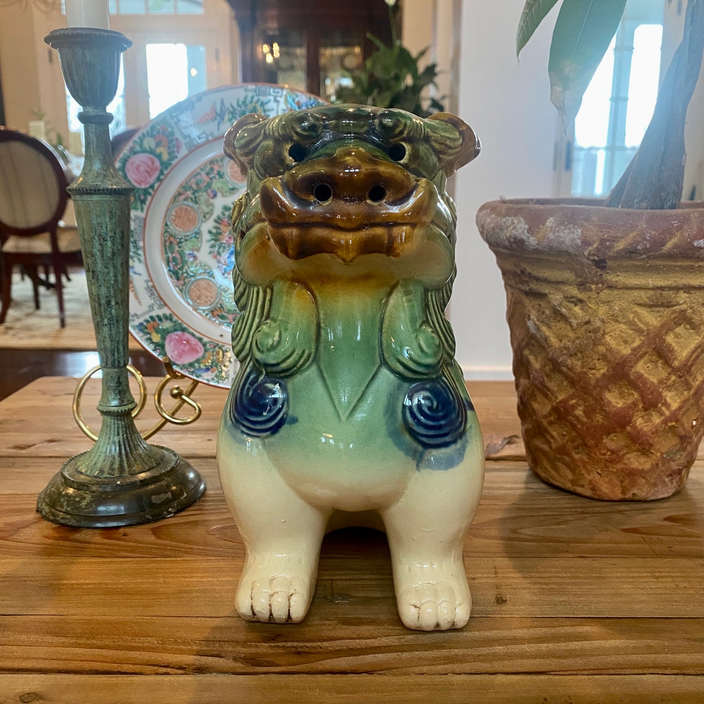 Large Stoneware Foo Dog