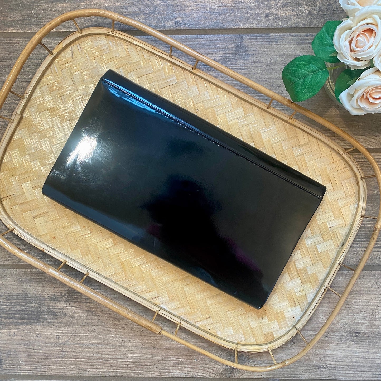 Large Patent Leather Clutch