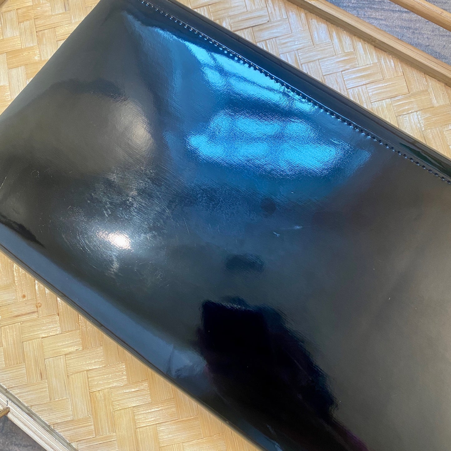 Large Patent Leather Clutch