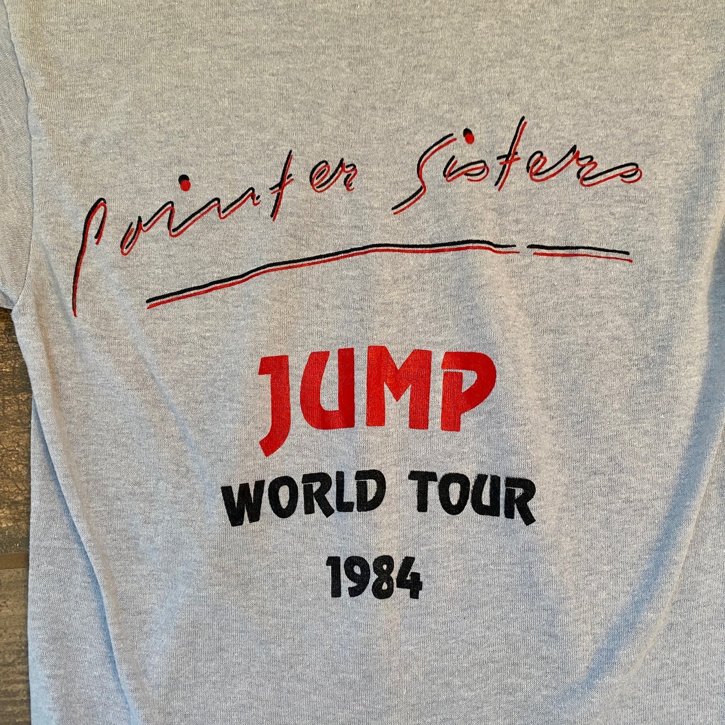 1984 Single Stitch 'Super Rare' Pointer Sisters Vintage Tee