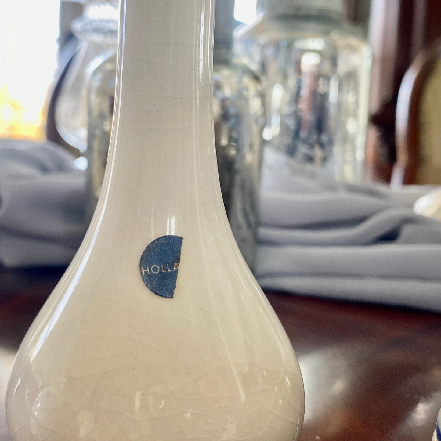 Delfts Blue and White Bud Vase + Pill Containers