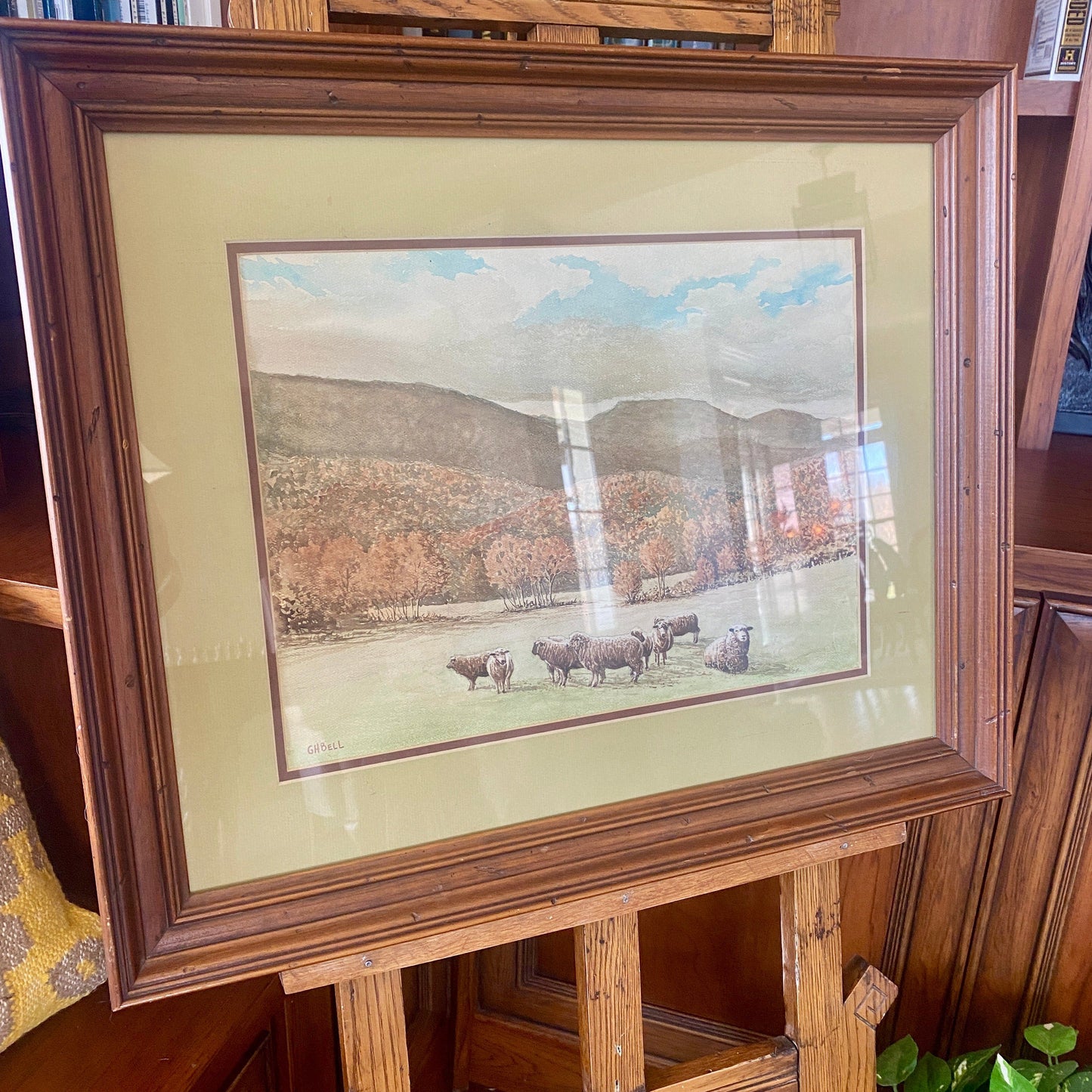 Large Original Watercolor by G.H. Bell