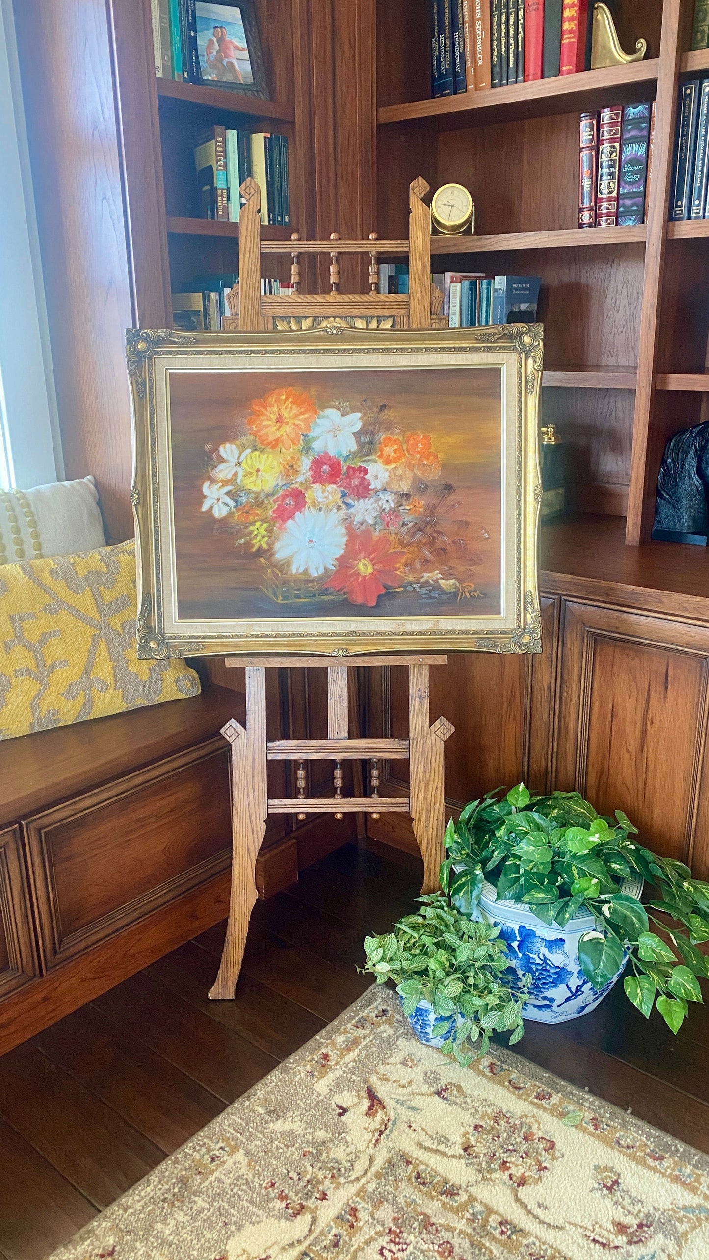 XL Original Poppies Acrylic on Canvas by Pilar