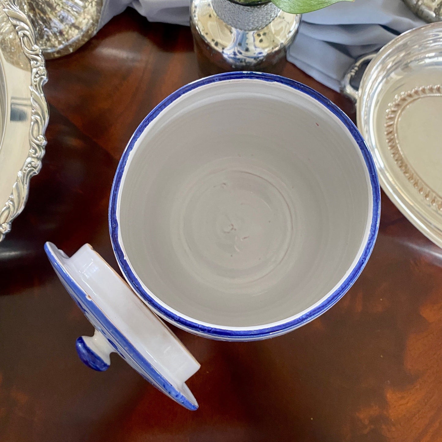 Deruta Hand Painted Cookie Jar