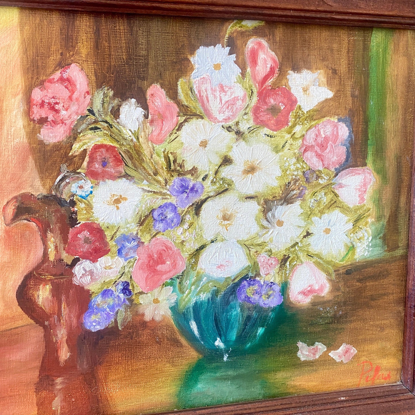 Medium Original Acrylic on Canvas by Pilar