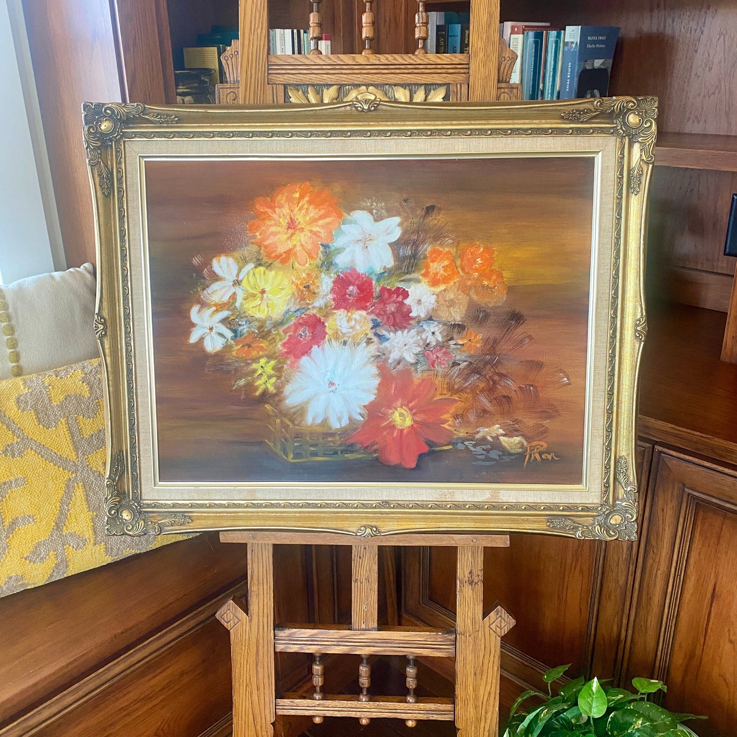 XL Original Poppies Acrylic on Canvas by Pilar