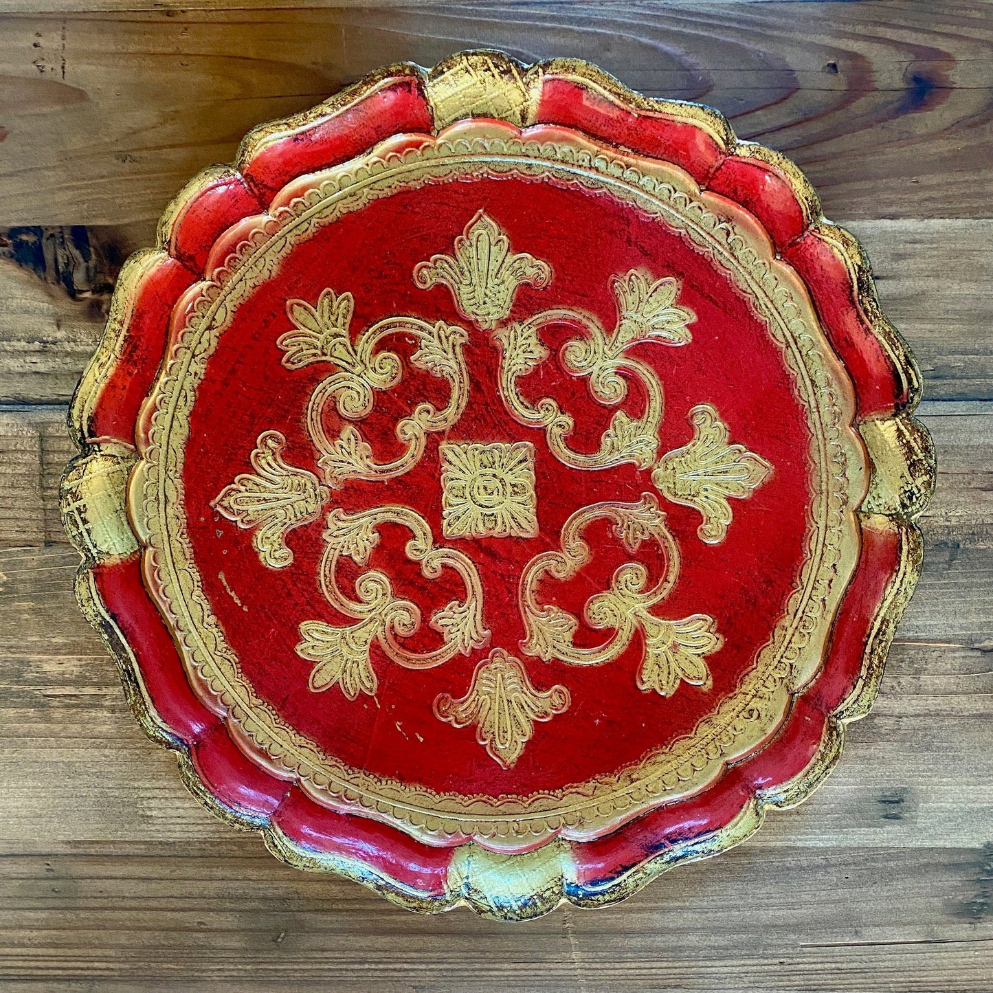 Pie Cut Italian Flourentine Tray