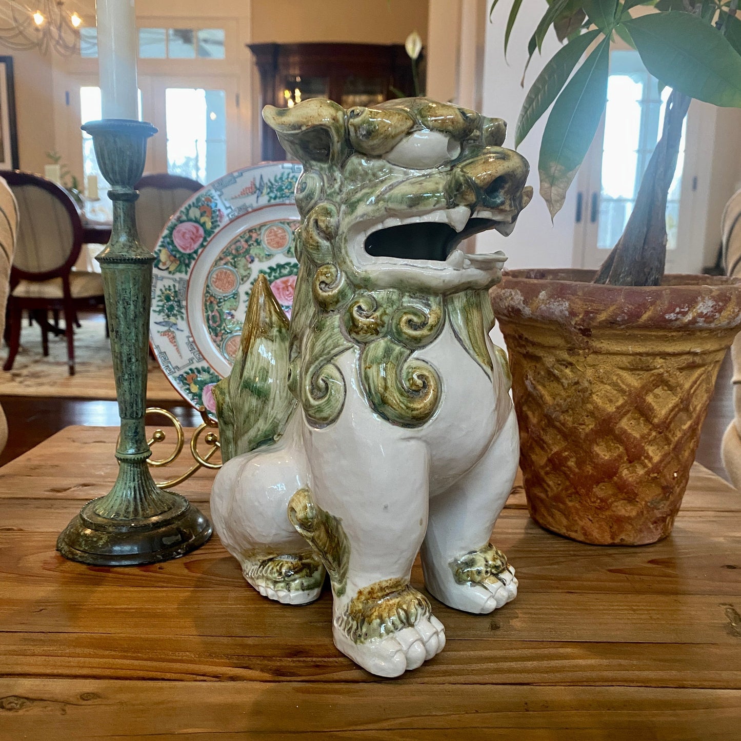 XL Stoneware Foo Dog