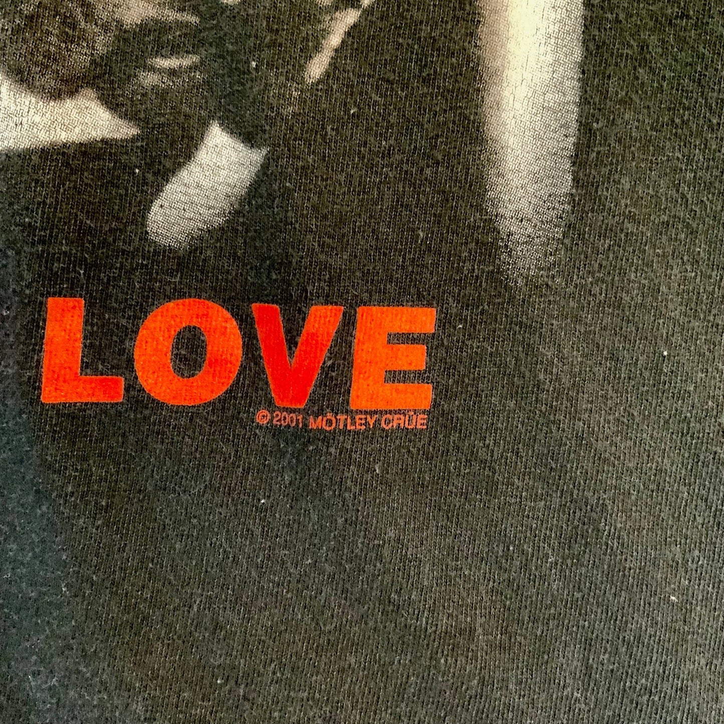 2001 Motley Crue Tee "Too Fast for Love"