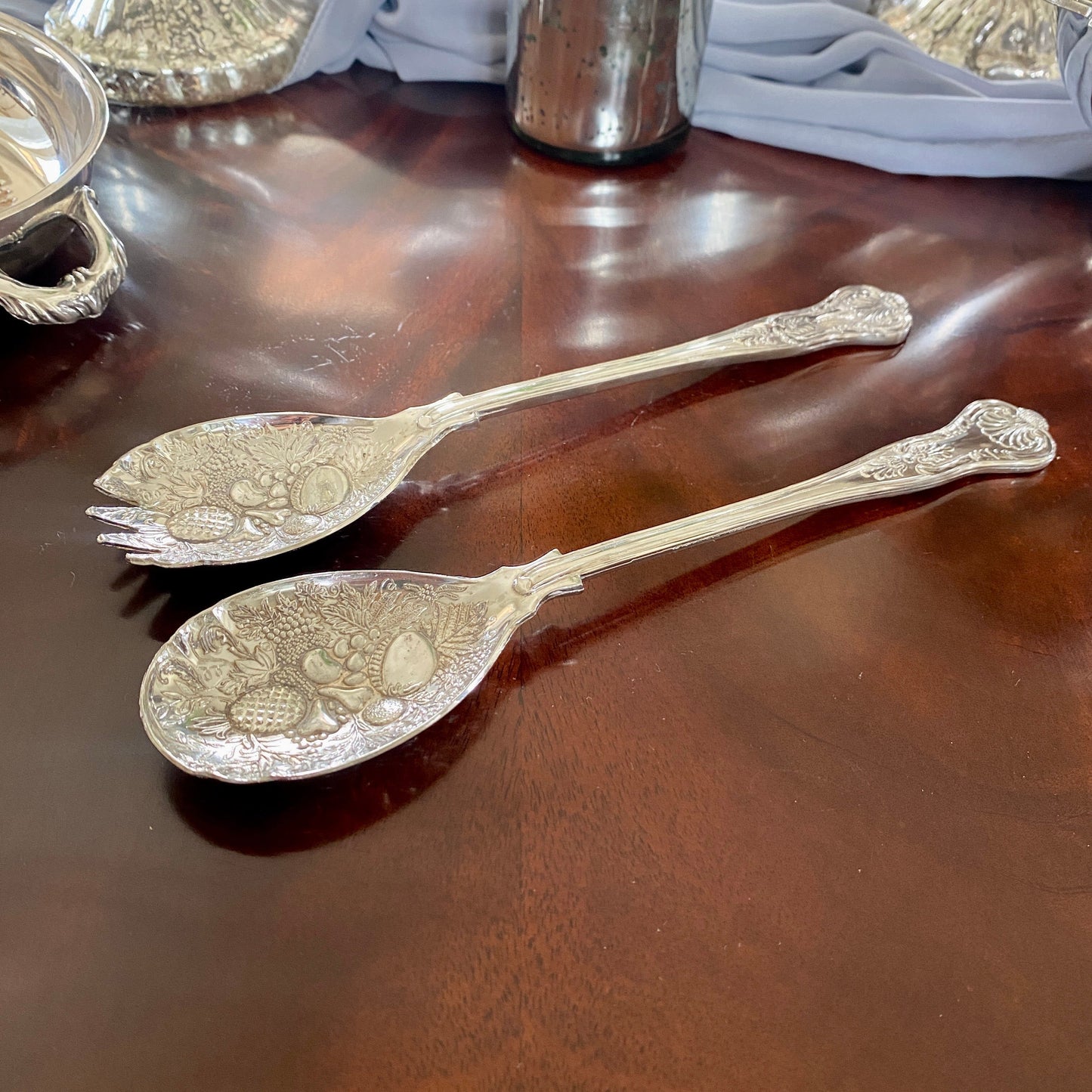 Sterling Plated English Serving Utensils