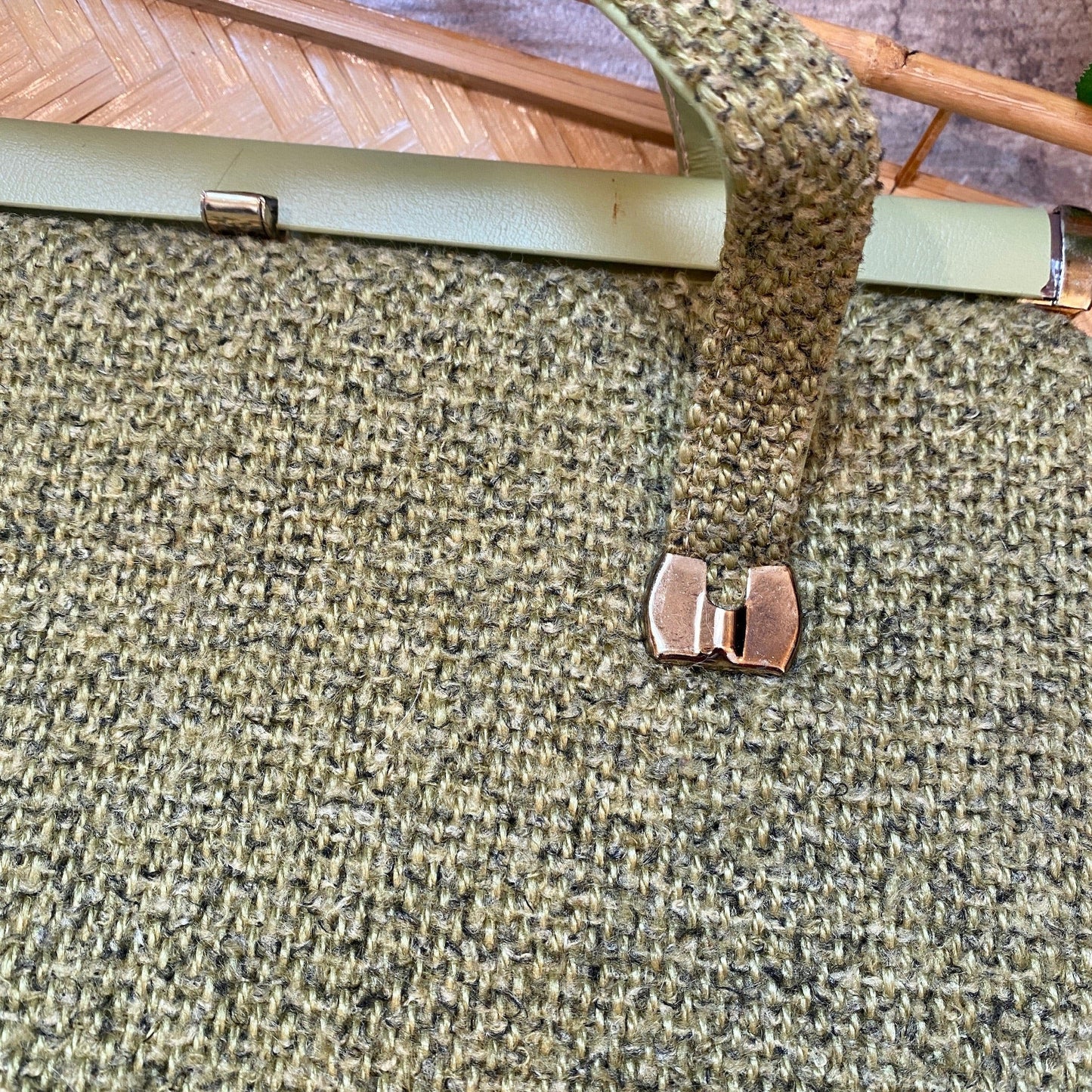 1950s Kelly Style Carpet Bag