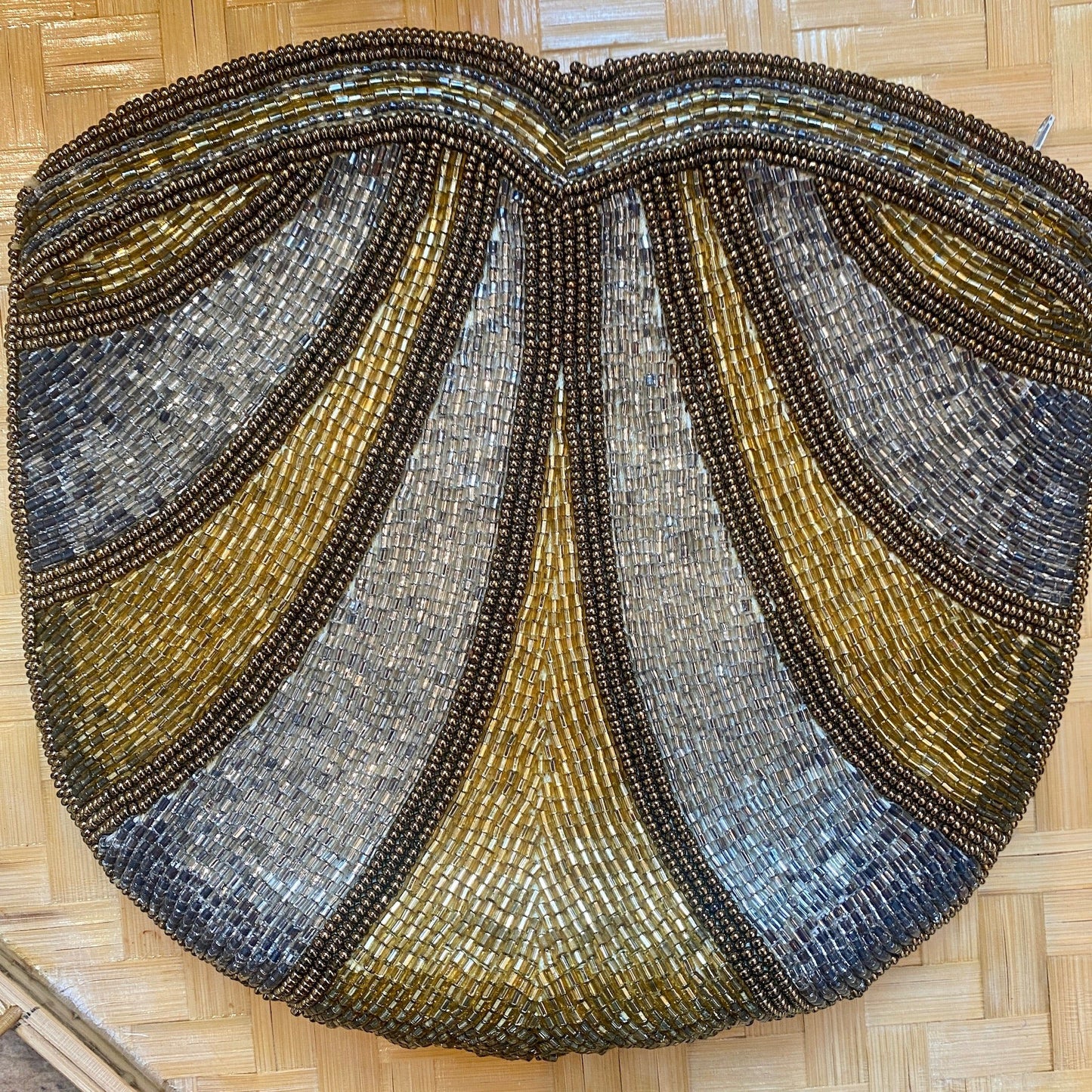 Art Deco Beaded Pouch