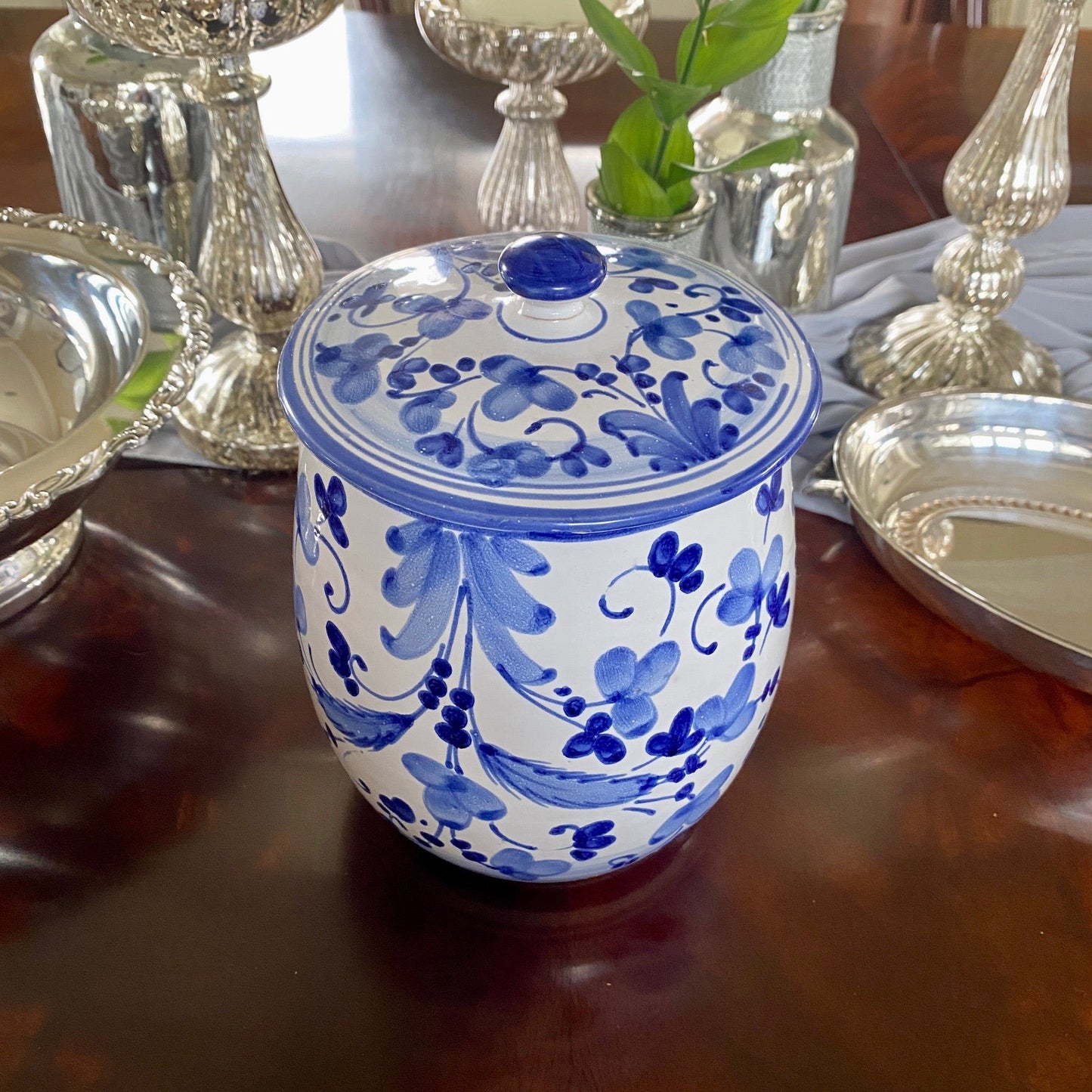Deruta Hand Painted Cookie Jar