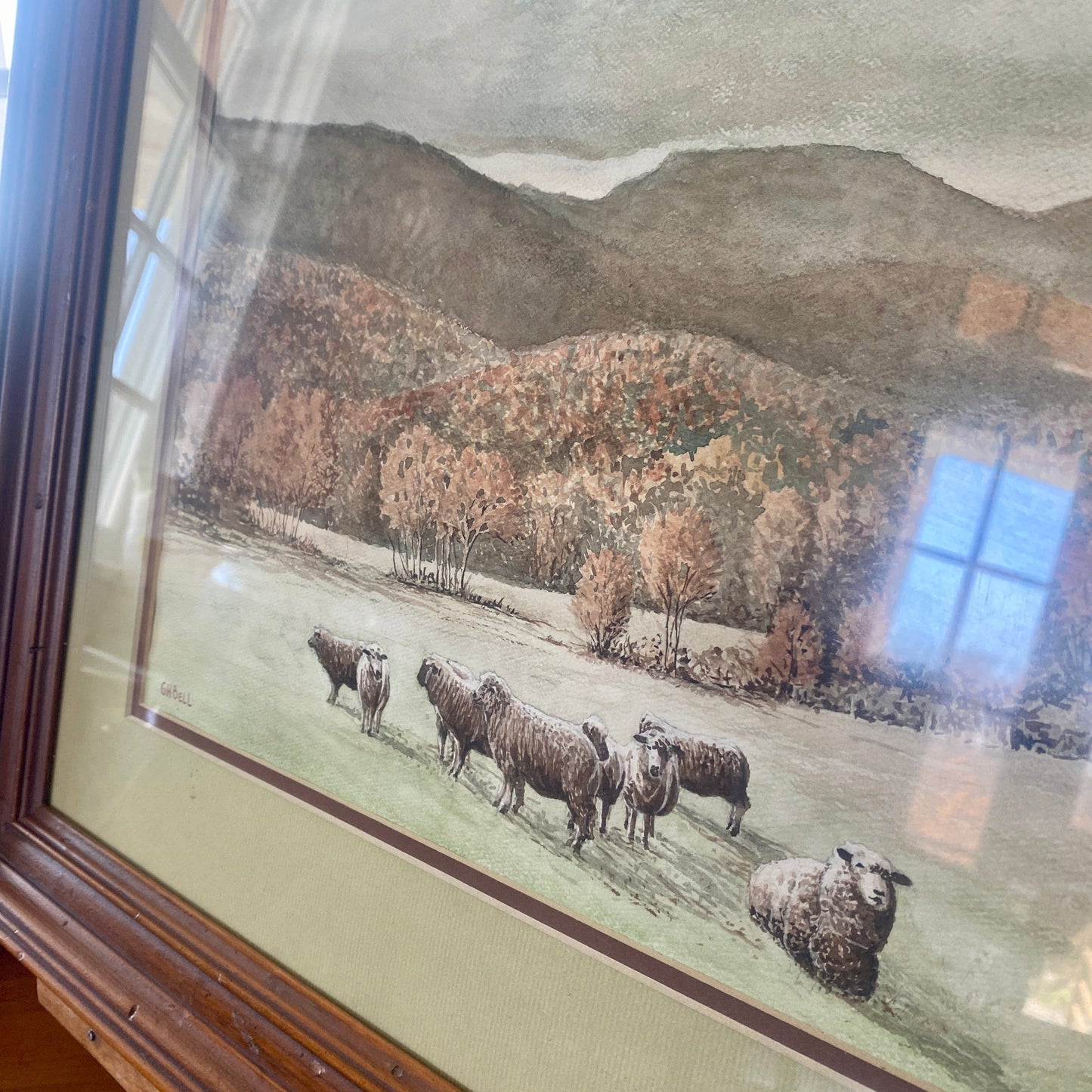 Large Original Watercolor by G.H. Bell