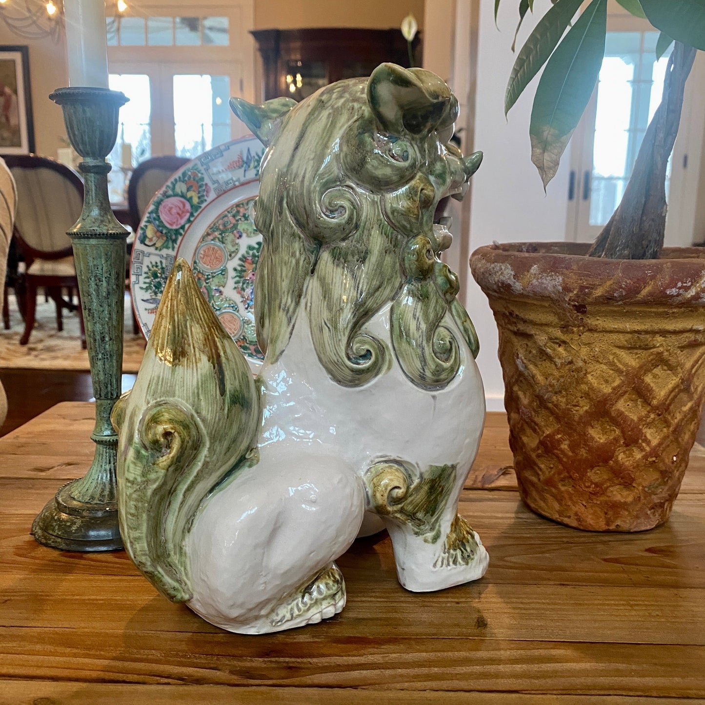 XL Stoneware Foo Dog