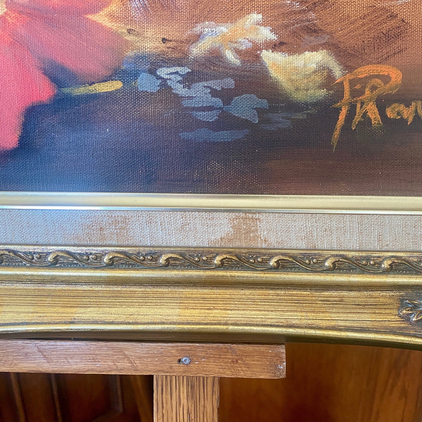 XL Original Poppies Acrylic on Canvas by Pilar