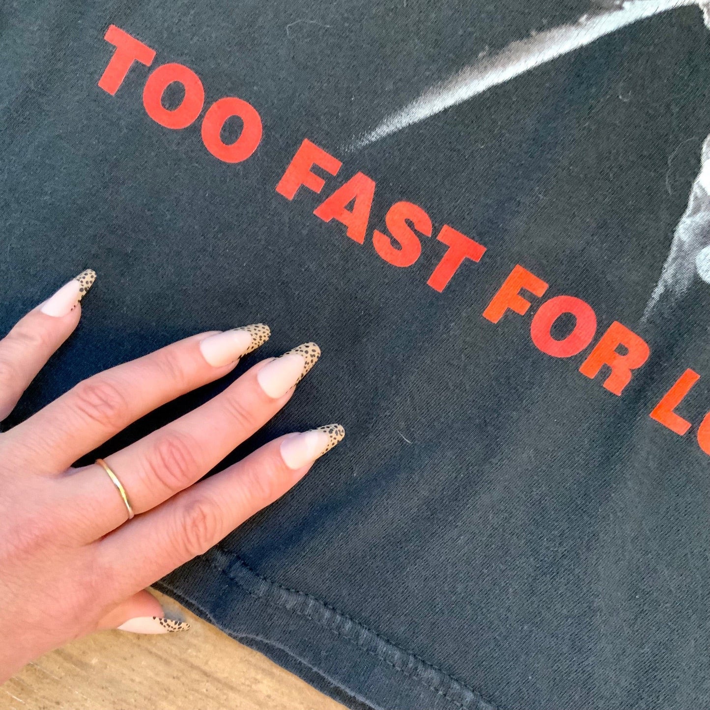2001 Motley Crue Tee "Too Fast for Love"
