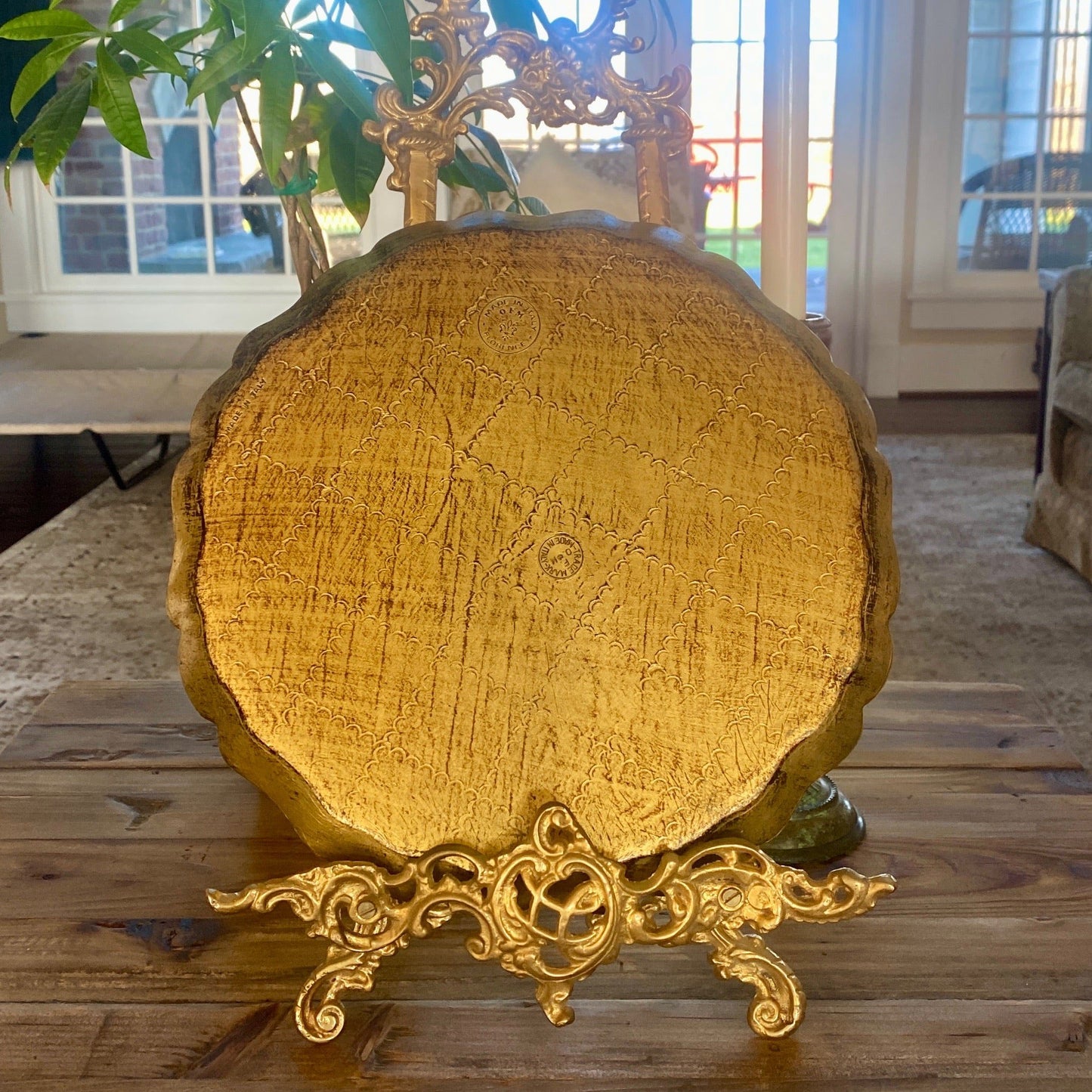 Pie Cut Italian Flourentine Tray