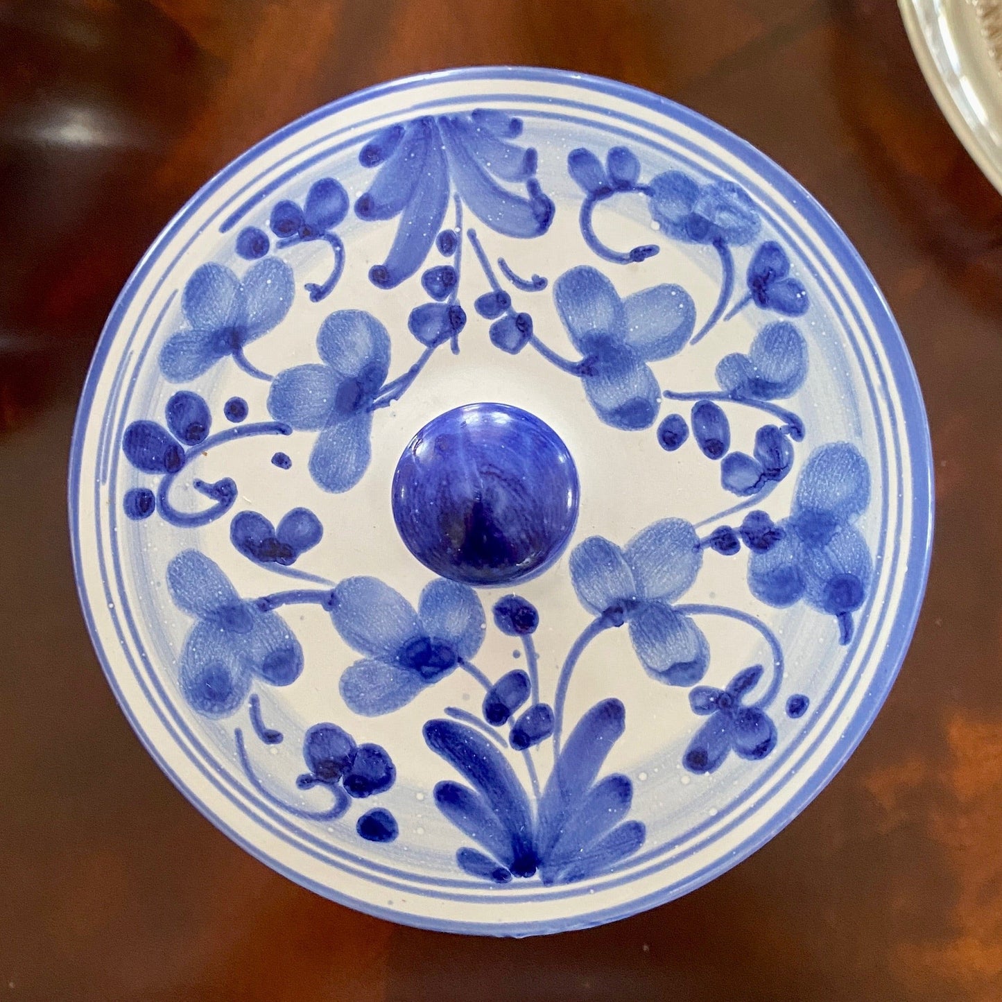 Deruta Hand Painted Cookie Jar