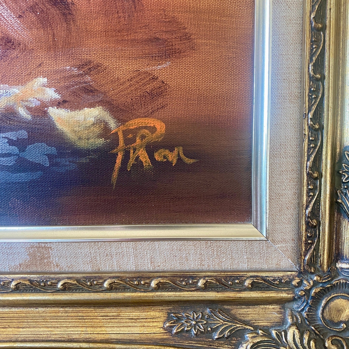 XL Original Poppies Acrylic on Canvas by Pilar