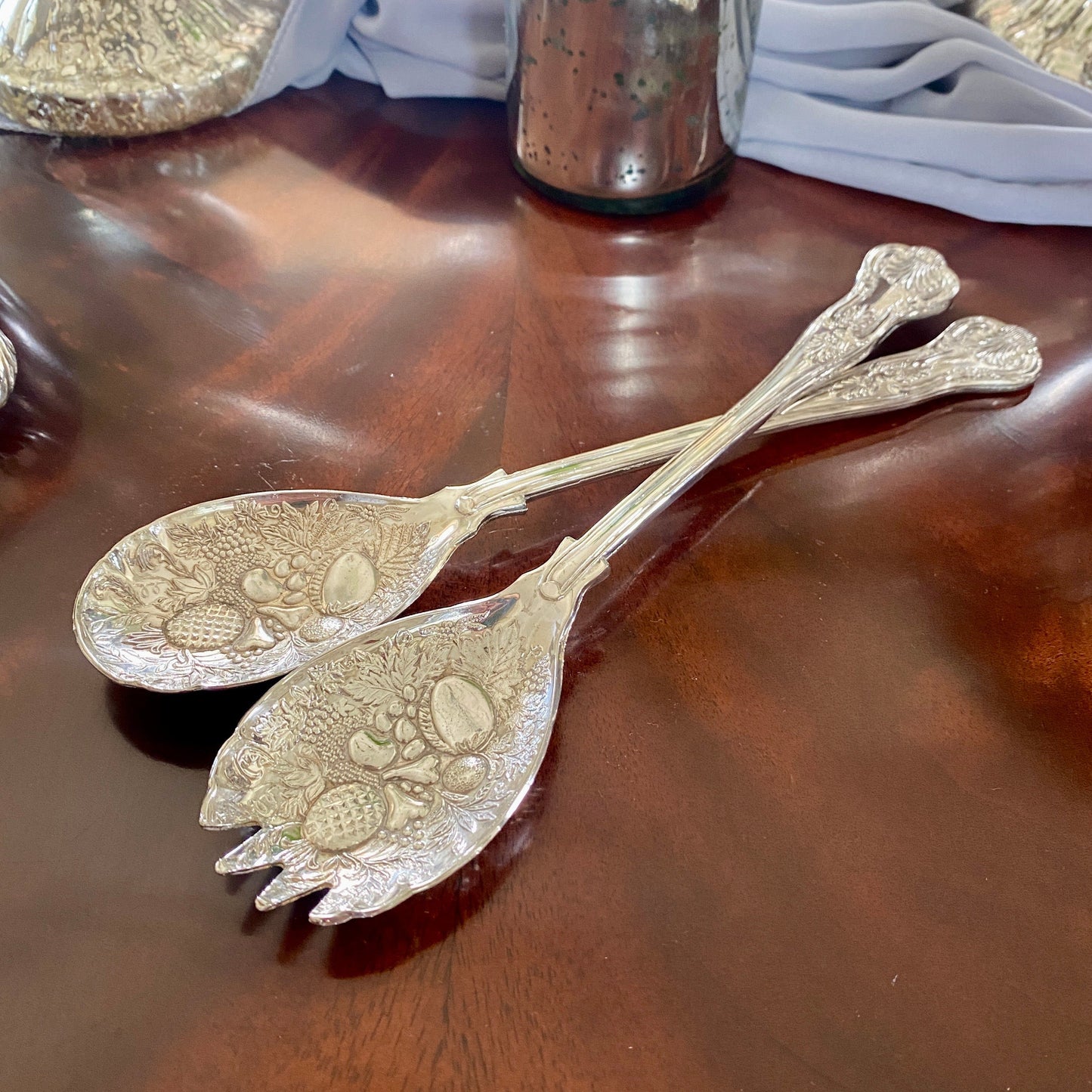 Sterling Plated English Serving Utensils