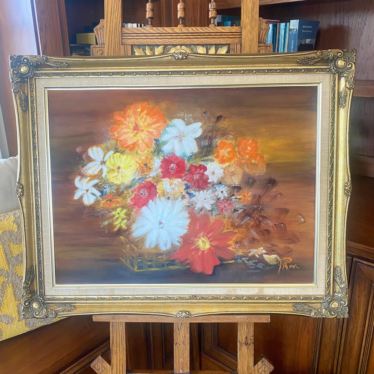 XL Original Poppies Acrylic on Canvas by Pilar