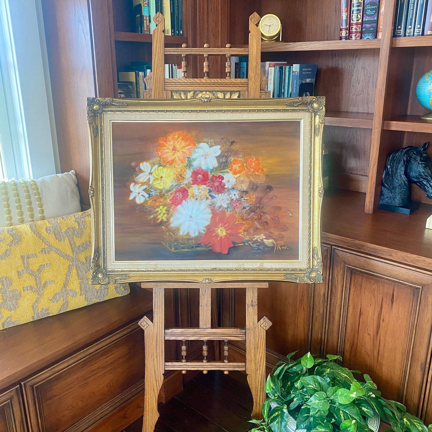 XL Original Poppies Acrylic on Canvas by Pilar