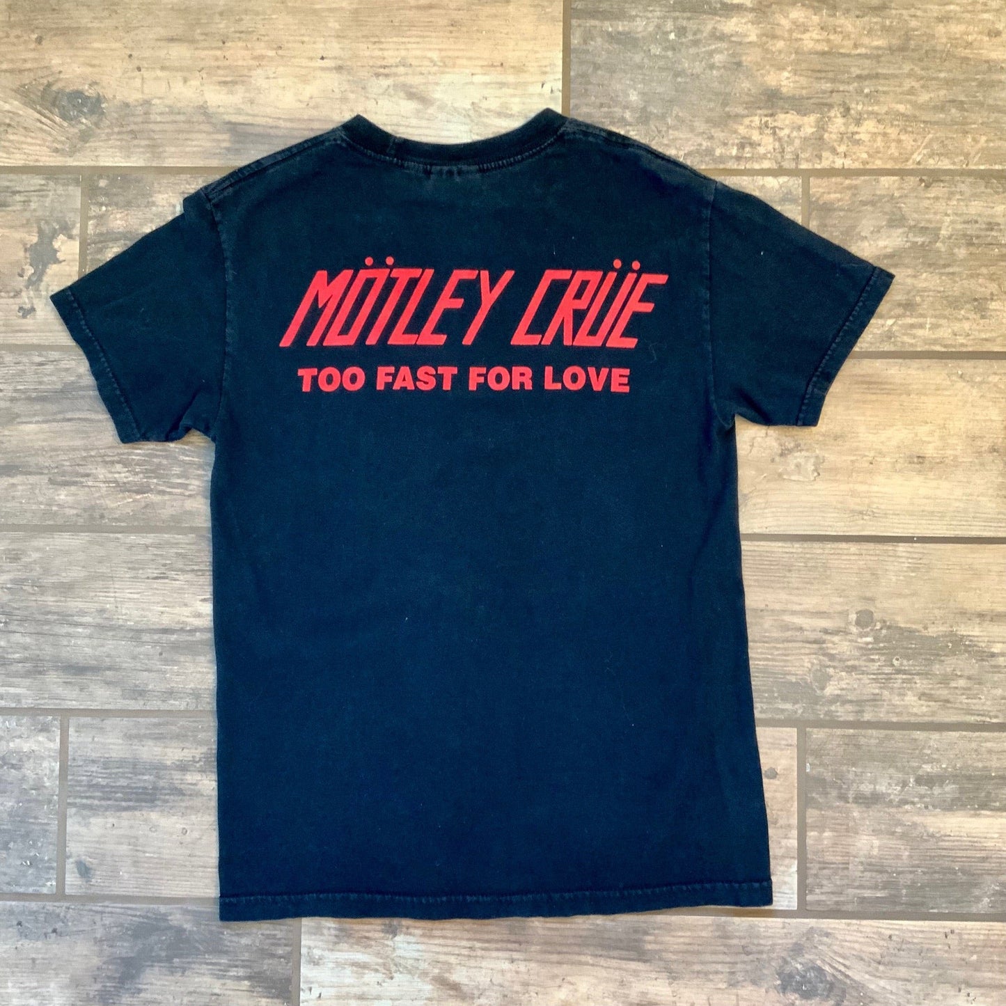 2001 Motley Crue Tee "Too Fast for Love"