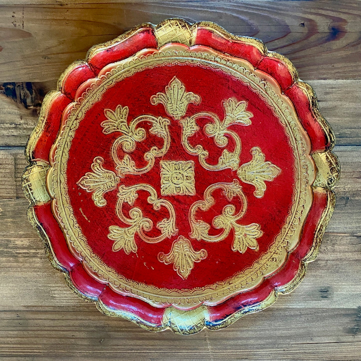 Pie Cut Italian Flourentine Tray