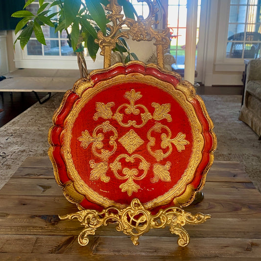 Pie Cut Italian Flourentine Tray