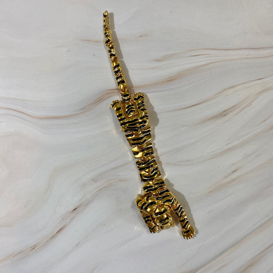 Over-the-Shoulder Tiger Brooch