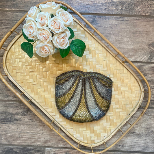 Art Deco Beaded Pouch