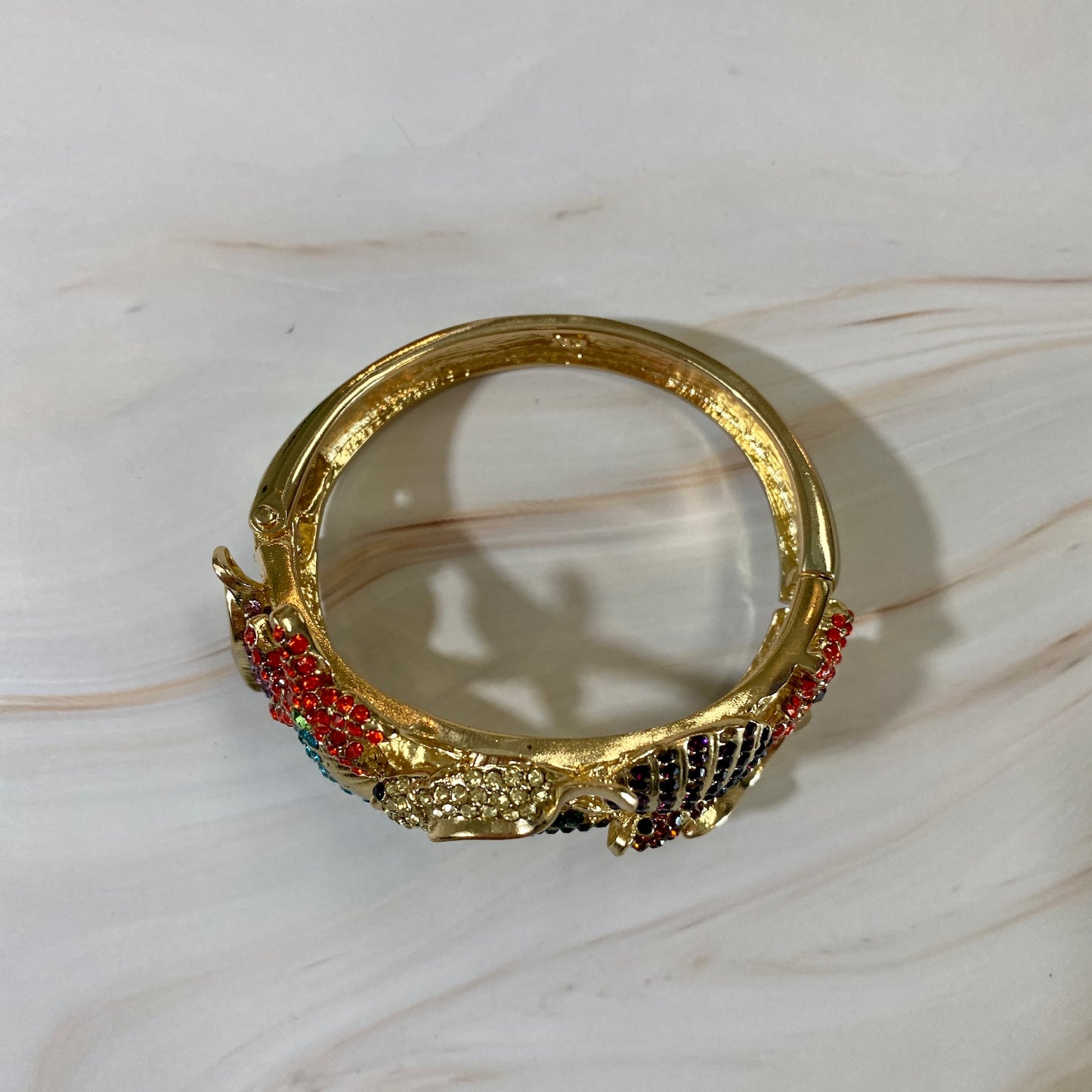 Under-The-Sea Rhinestone Cuff Bracelet