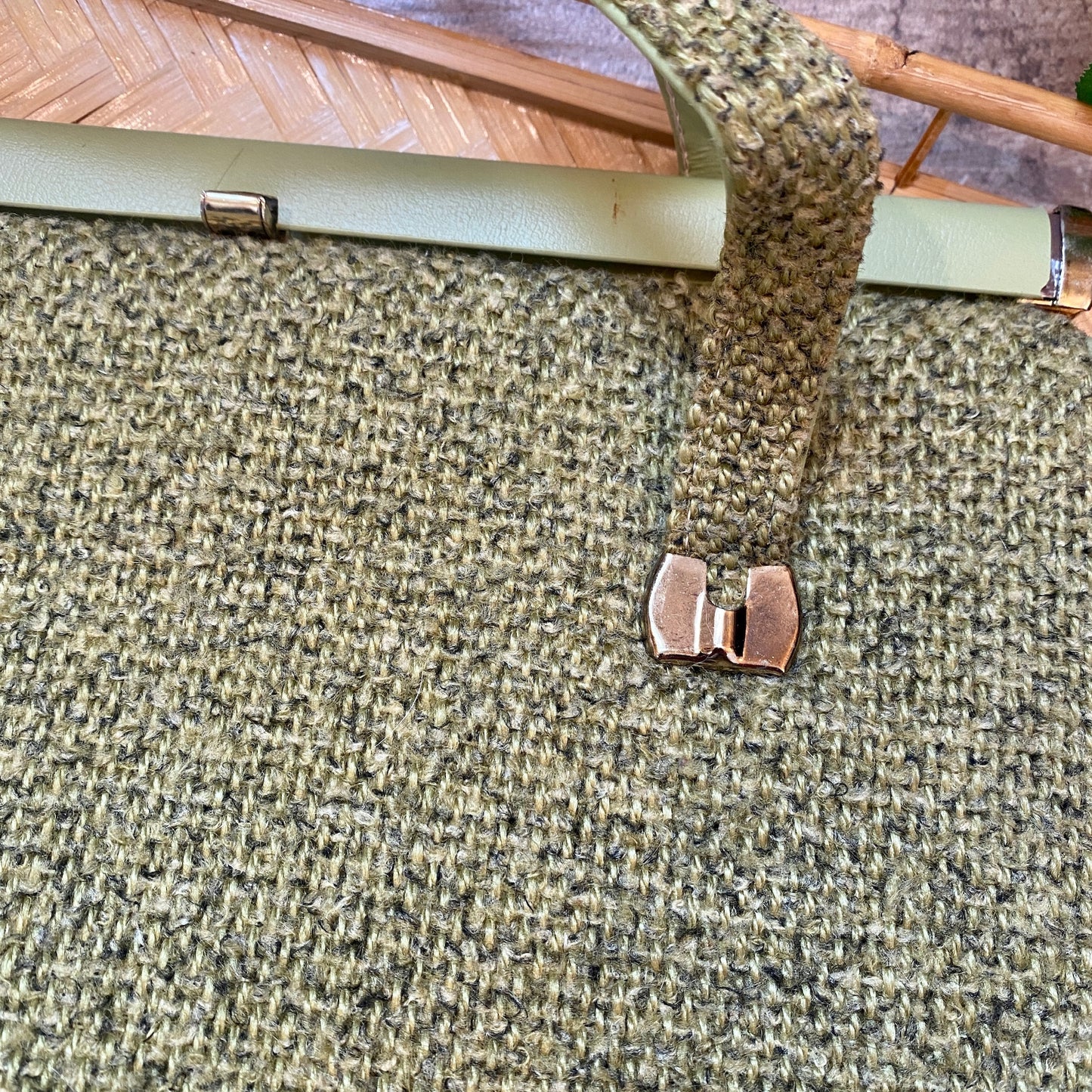 1950s Kelly Style Carpet Bag