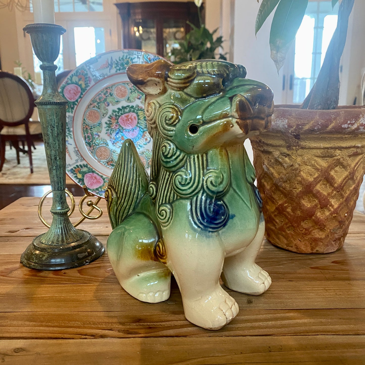 Large Stoneware Foo Dog